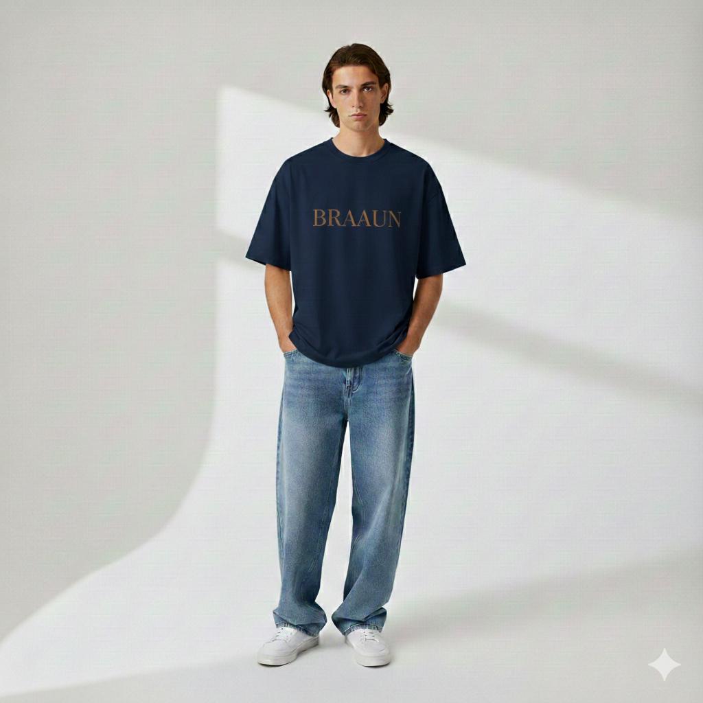 Black "BRAUN" Premium T-Shirt