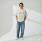 White "BROWN" Signature Premium T Shirt